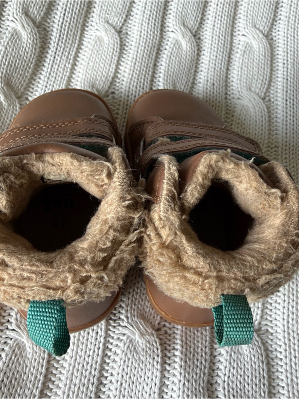 Ten Little Furry High Tops Sneakers First Walkers 4.5 Toddler Shoes Baby Shoes - Picture 5 of 8